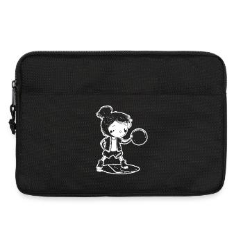 Petit basketteur - Sacoche pour ordinateur portable 13 pouces - noir - Devant