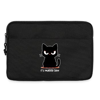 Murder Day (dark) - Laptop bag 13" - black - Front