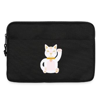 Maneki Neko L Lucky Cat - Laptoptasche 13" - Schwarz - Vorne