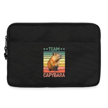 Capybara Wasserschwein - Sacoche pour ordinateur portable 13 pouces - noir - Devant