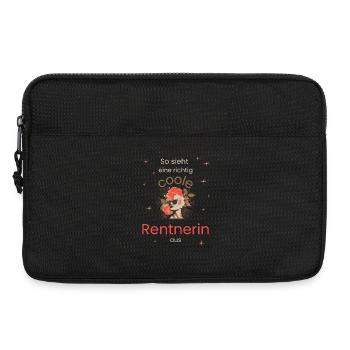 Pension: This is what a really cool pensioner looks like - Laptop bag 13" - black - Front