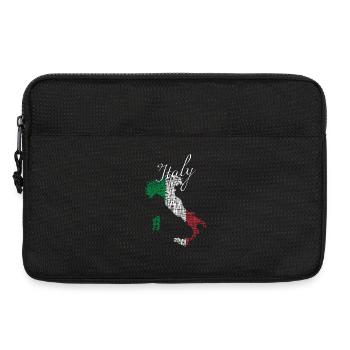 Italienische Silhouette mit Script - Laptoptasche 13" - Schwarz - Vorne