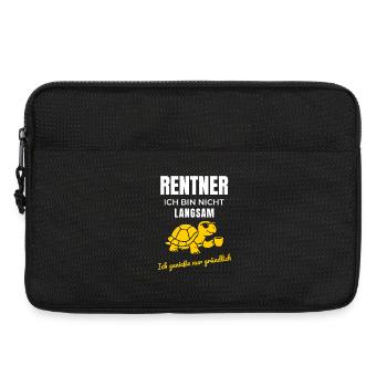 Les retraités, j’en profite beaucoup - Sacoche pour ordinateur portable 13 pouces - noir - Devant