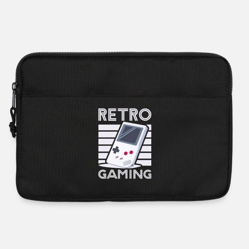 Retro Gaming 1 by Helfspawn - Laptop bag 13" - black