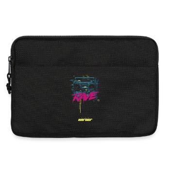 RAVE DAnce harder - Laptoptasche 13" - Schwarz - Vorne