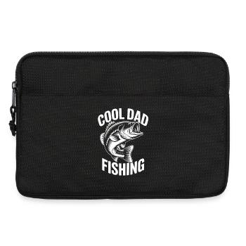 Cool Dad Fishing Motif Design - Laptop bag 13" - black - Front