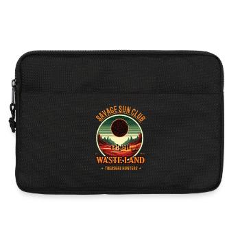 Ödland Schatzjäger Design – Fantasy Abenteuer - Laptoptasche 13" - Schwarz - Vorne
