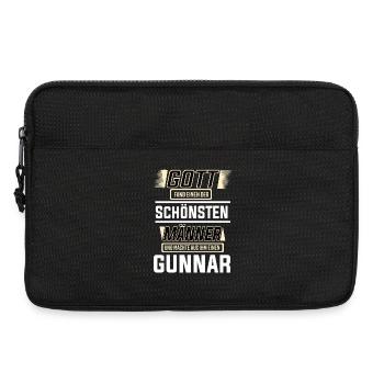 Gunnar der schönste Mann von Gott geformt Design - Laptoptasche 13" - Schwarz - Vorne