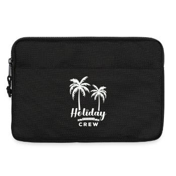 Conception de palmiers pour l'équipe de vacances - Sacoche pour ordinateur portable 13 pouces - noir - Devant