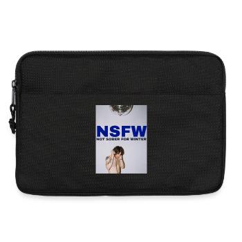 NSFW Not Sober For Winter  - Laptoptasche 13" - Schwarz - Vorne