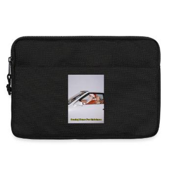 Weihnachtlicher Santa-Fahrzeugauftritt - Laptoptasche 13" - Schwarz - Vorne
