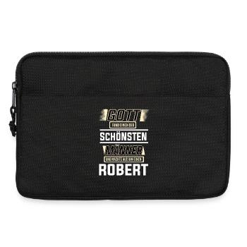 Robert der schönste Mann von Gott geformt Design - Laptoptasche 13" - Schwarz - Vorne