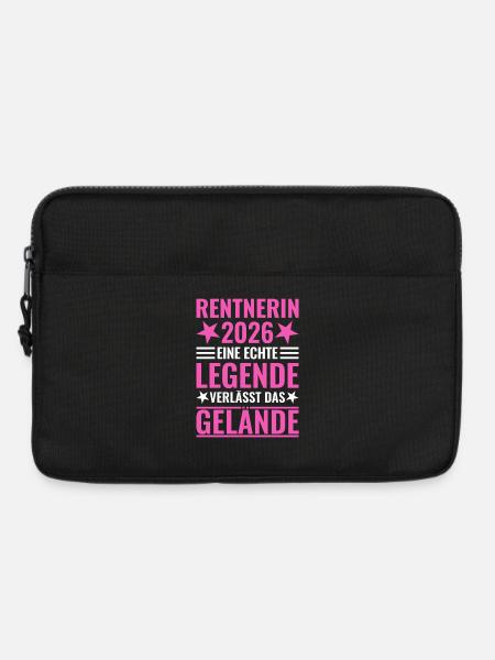 Rentnerin 2026 Eine Legende verlässt das Gelände - Laptoptasche 13" - Schwarz