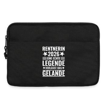 Rentnerin 2026 Echte Legende verlässt das Gelände - Laptoptasche 13" - Schwarz - Vorne