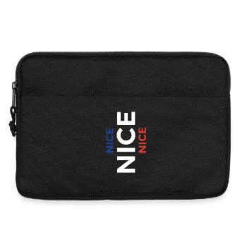 Das coole Nizza Souvenir - Laptoptasche 13" - Schwarz - Vorne
