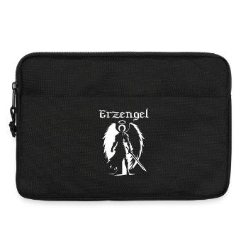 Archangel Silhouette Design – Celestial Power - Laptop bag 13" - black - Front