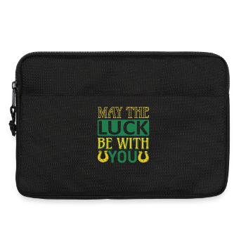 May luck be with you - Laptop bag 13" - black - Front