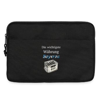 Die wichtigste Währung Bayerns - Laptoptasche 13" - Schwarz - Vorne