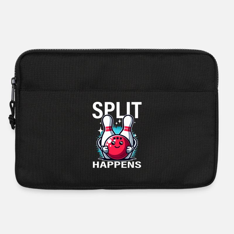 Split kommt Bowling-Freude - Laptoptasche 13" - Schwarz