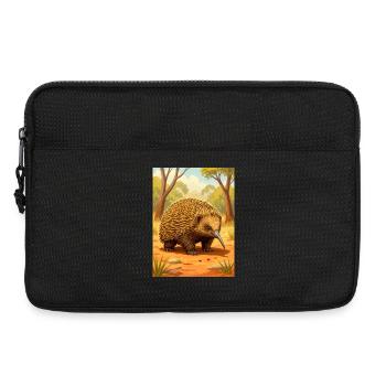 Echidna A spiny wanderer with ancient charm  - Laptoptasche 13" - Schwarz - Vorne
