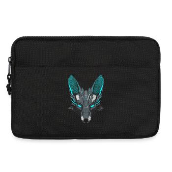 Mecha-Fuchs - Laptoptasche 13" - Schwarz - Vorne