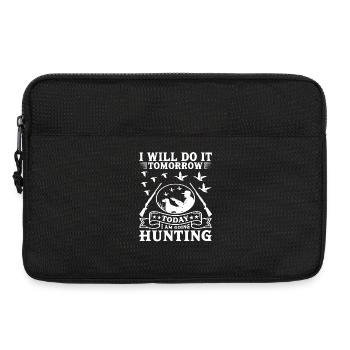I will do it tomorrow today hunting - Laptoptasche 13" - Schwarz - Vorne