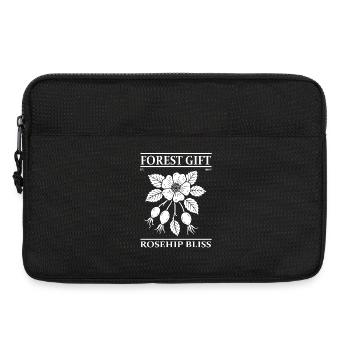 Hagebutte Design – Rosehip Bliss - Laptop bag 13" - black - Front