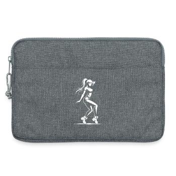 Street Dance Dancer – Cool Design - Laptop bag 13" - heather grey - Front