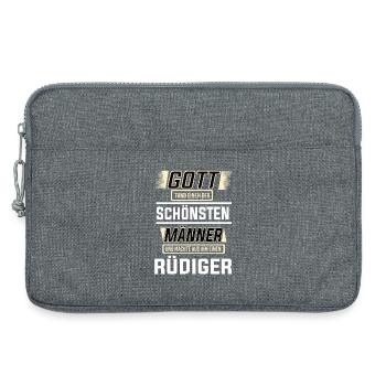 Rüdiger, le plus bel homme façonné par Dieu Design - Sacoche pour ordinateur portable 13 pouces - gris chiné - Devant