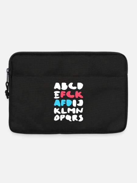 FCK AFD | Politisches Statement Design - Laptoptasche 13" - Schwarz
