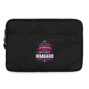 Eure Hoheit Irmgard betritt den Raum - Laptoptasche 13" - Schwarz - Vorne