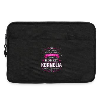 Eure Hoheit Kornelia betritt den Raum - Laptoptasche 13" - Schwarz - Vorne