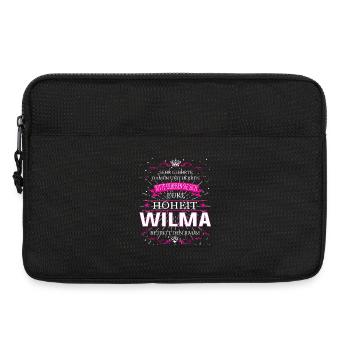 Eure Hoheit Wilma betritt den Raum - Laptoptasche 13" - Schwarz - Vorne