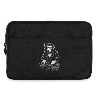 Monkey Club DJ en costume - Sacoche pour ordinateur portable 13 pouces - noir - Devant