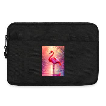 Flamingo – Spirit of Grace and Color - Laptop bag 13" - black - Front