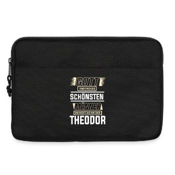 Theodore the Most Beautiful Man Shaped by God Design - Laptop bag 13" - black - Front