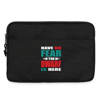 Have no Fear the Zwerg is here Outfit - Laptop bag 13" - black - Front