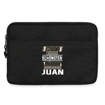 Juan the Most Beautiful Man Shaped by God Design - Laptop bag 13" - black - Front