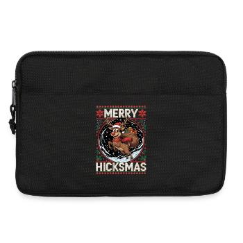 Renne de Noël Rudolph - Noël - Sacoche pour ordinateur portable 13 pouces - noir - Devant