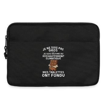 I'm Not Fat - lustige Mann Geschenkidee - Laptoptasche 13" - Schwarz - Vorne