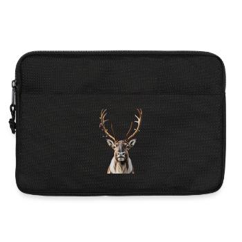 Cerf Rudolph Joyeux Noël doux - Sacoche pour ordinateur portable 13 pouces - noir - Devant