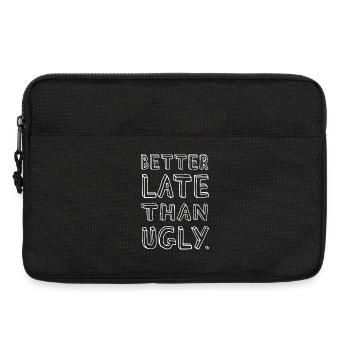 Better Late Than Ugly – Confident - Laptop bag 13" - black - Front