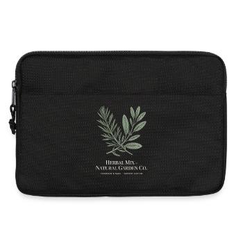 Herbal Mix – Rosmarin & Salbei - Laptoptasche 13" - Schwarz - Vorne