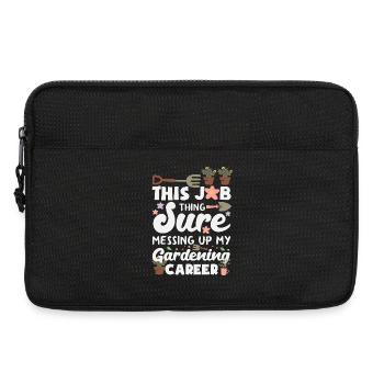 Cadeaux pour les jardins et les amoureux des plantes - Sacoche pour ordinateur portable 13 pouces - noir - Devant