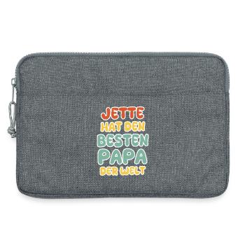 Bébé Jette - Sacoche pour ordinateur portable 13 pouces - gris chiné - Devant