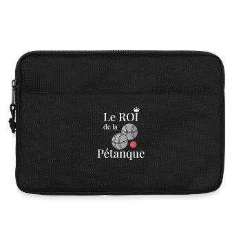 Le ROI de la Pétanque Cadeau Parfait Papi - Sacoche pour ordinateur portable 13 pouces - noir - Devant