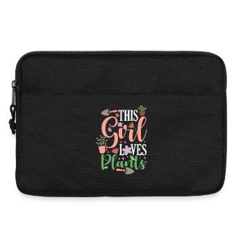 Cadeaux pour les jardins et les amoureux des plantes - Sacoche pour ordinateur portable 13 pouces - noir - Devant