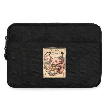 Ramen Axolotl Style Vintage Japonais - Sacoche pour ordinateur portable 13 pouces - noir - Devant