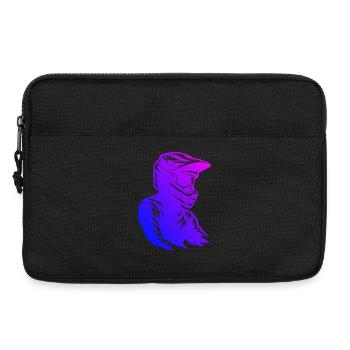 Cleanes Motocross Artwork für Motocross - Laptoptasche 13" - Schwarz - Vorne