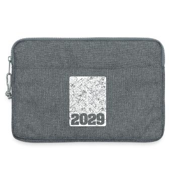 Number 2029 - Laptop bag 13" - heather grey - Front